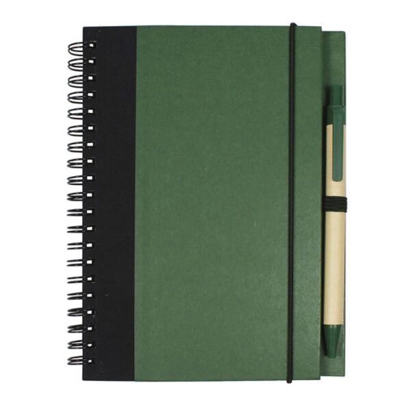 Copy of Contrast Paperboard Spiral Notebook & Pen 5.5" X 7.125" Thumbnail