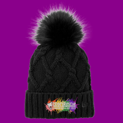 Ridge's Rescue Faux Fur Pom Beanie  Thumbnail